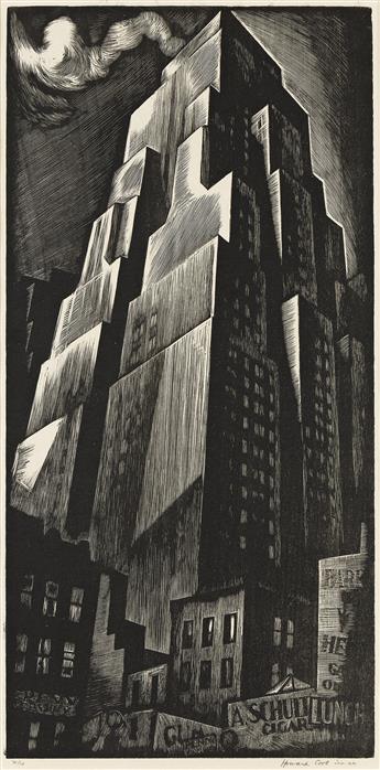 HOWARD COOK (1901-1980) The New Yorker. 1930.                                                                                                    